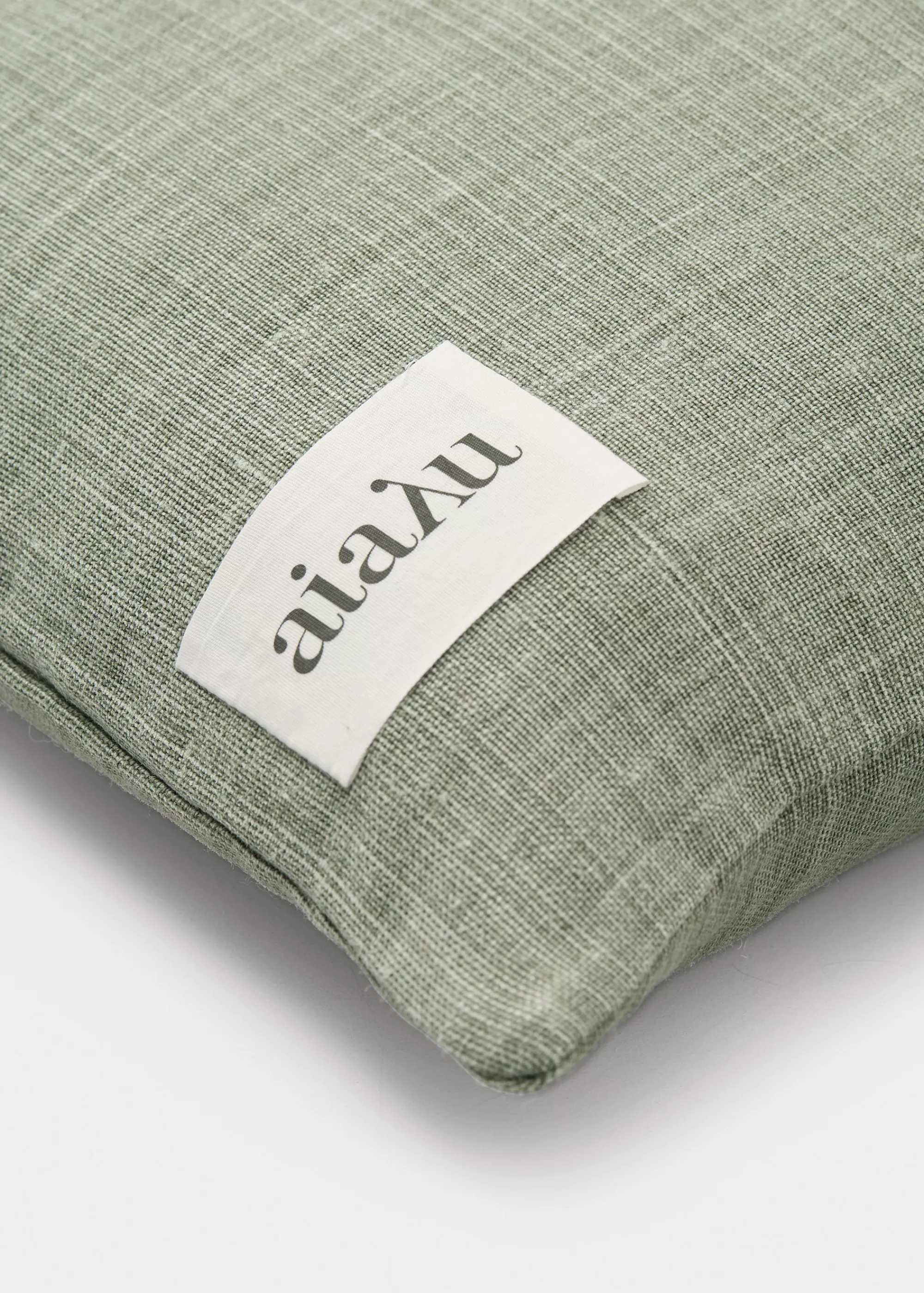 Puder<aiayu Pillow linen - 40x60 Green Tea