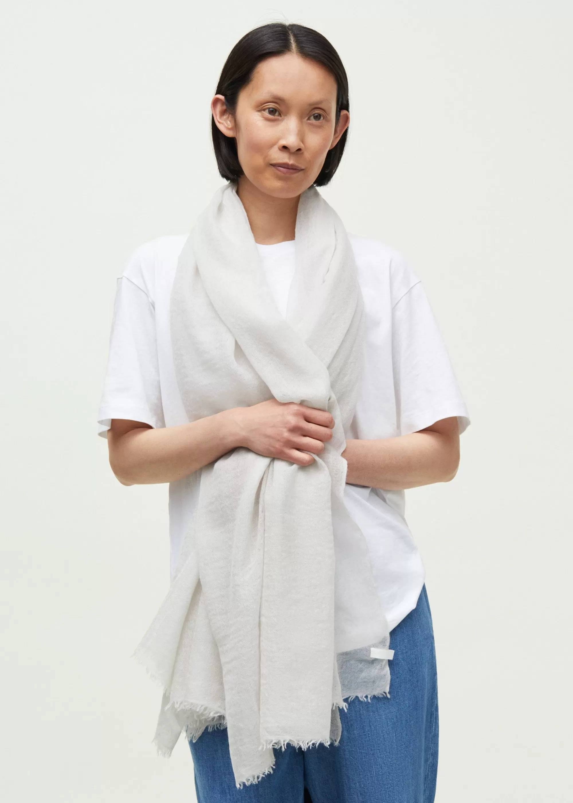 Tørklæder<aiayu Poon scarf - pure cashmere Salt