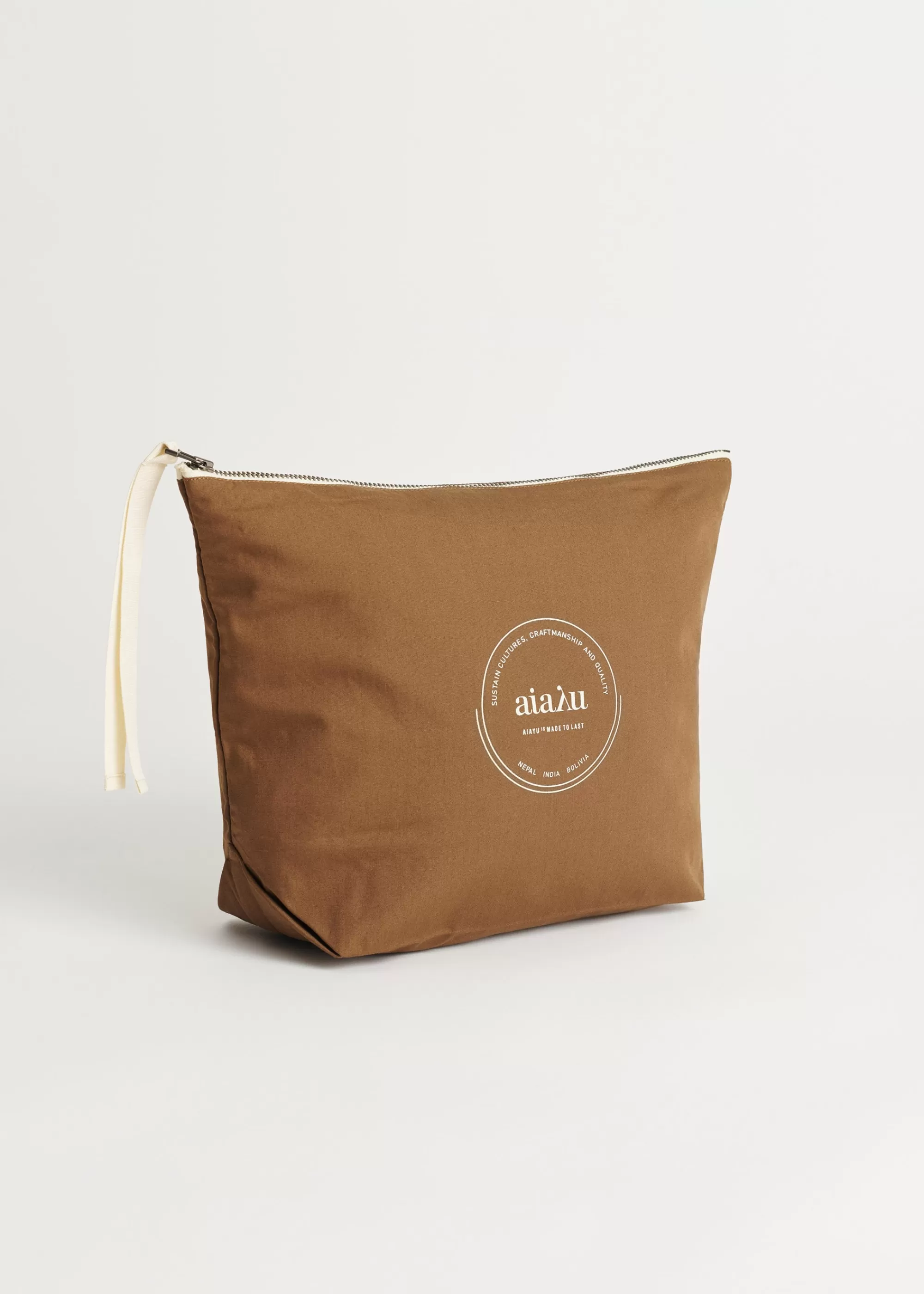 Pouches<aiayu Pouch heavy poplin Mocha