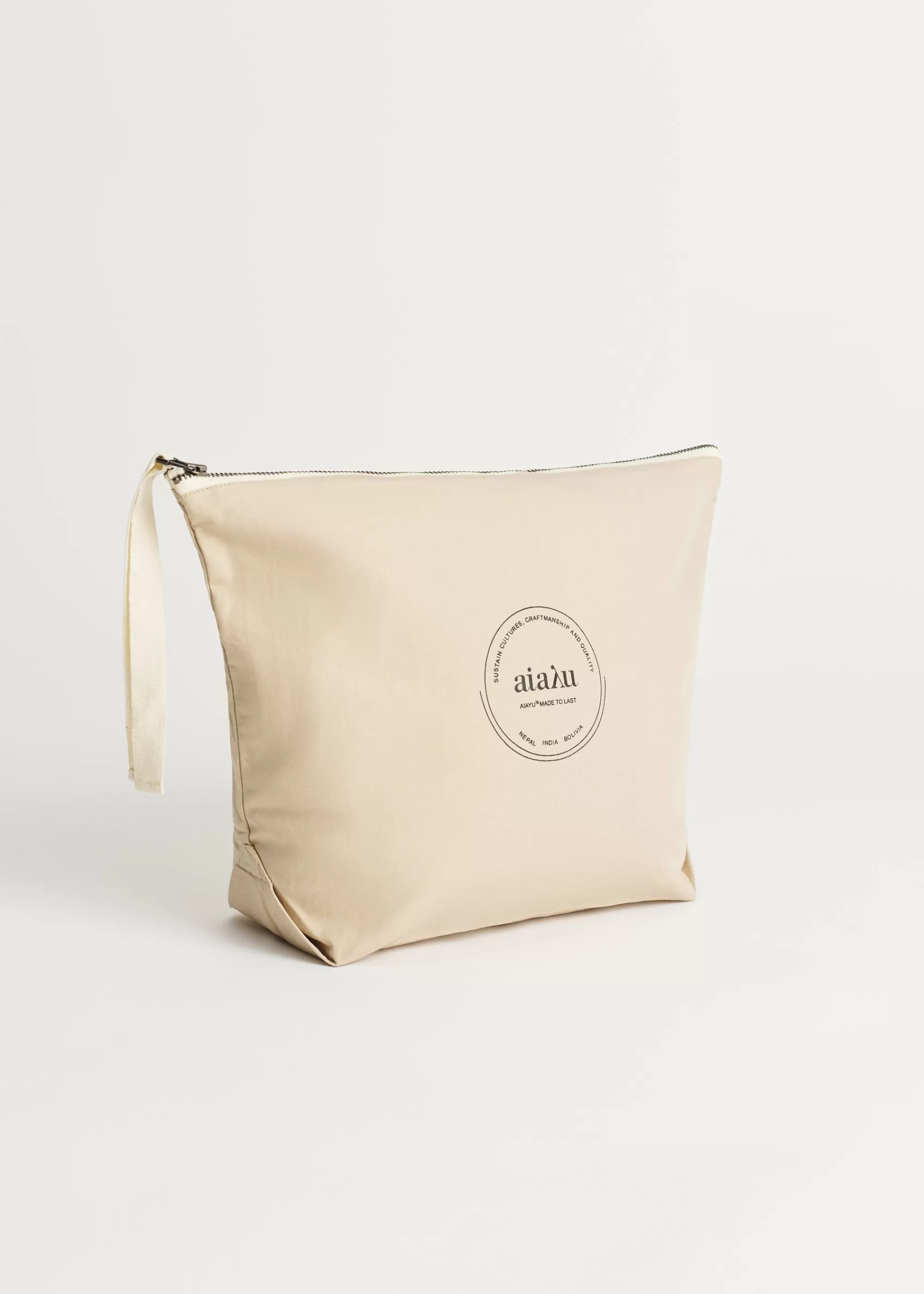 Pouches<aiayu Pouch heavy poplin Beige