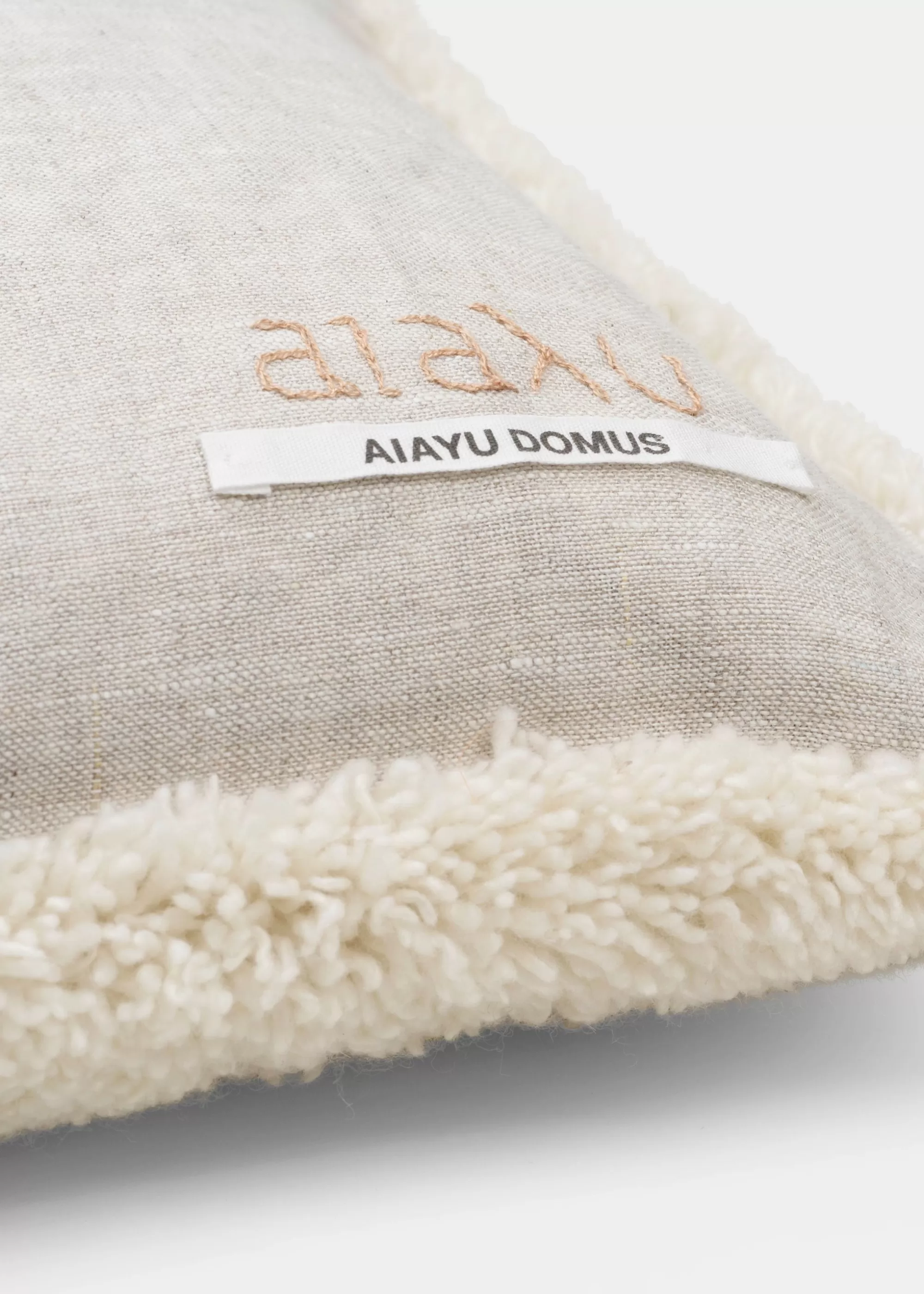 Puder<aiayu Puffy cashmere pillow - 30x40 Off White