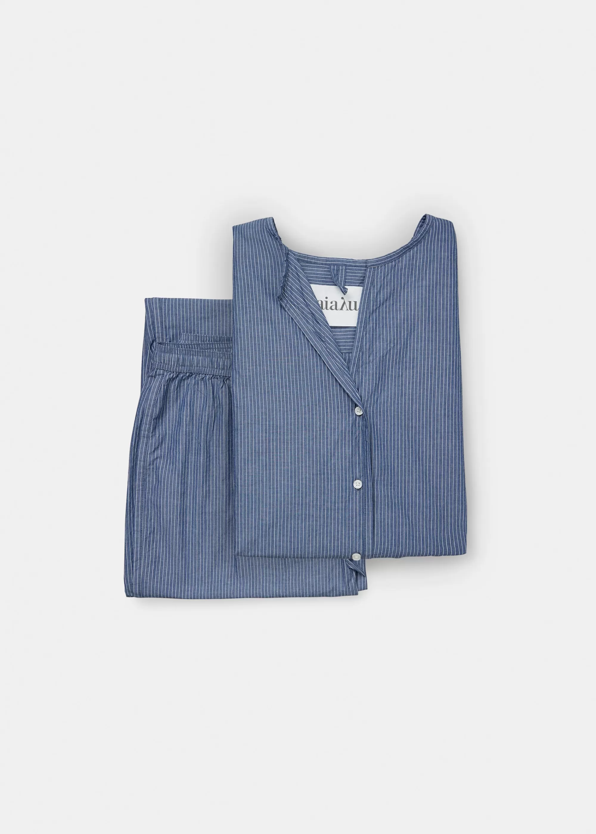 Pyjamas<aiayu Pyjamas letto Mix Blue