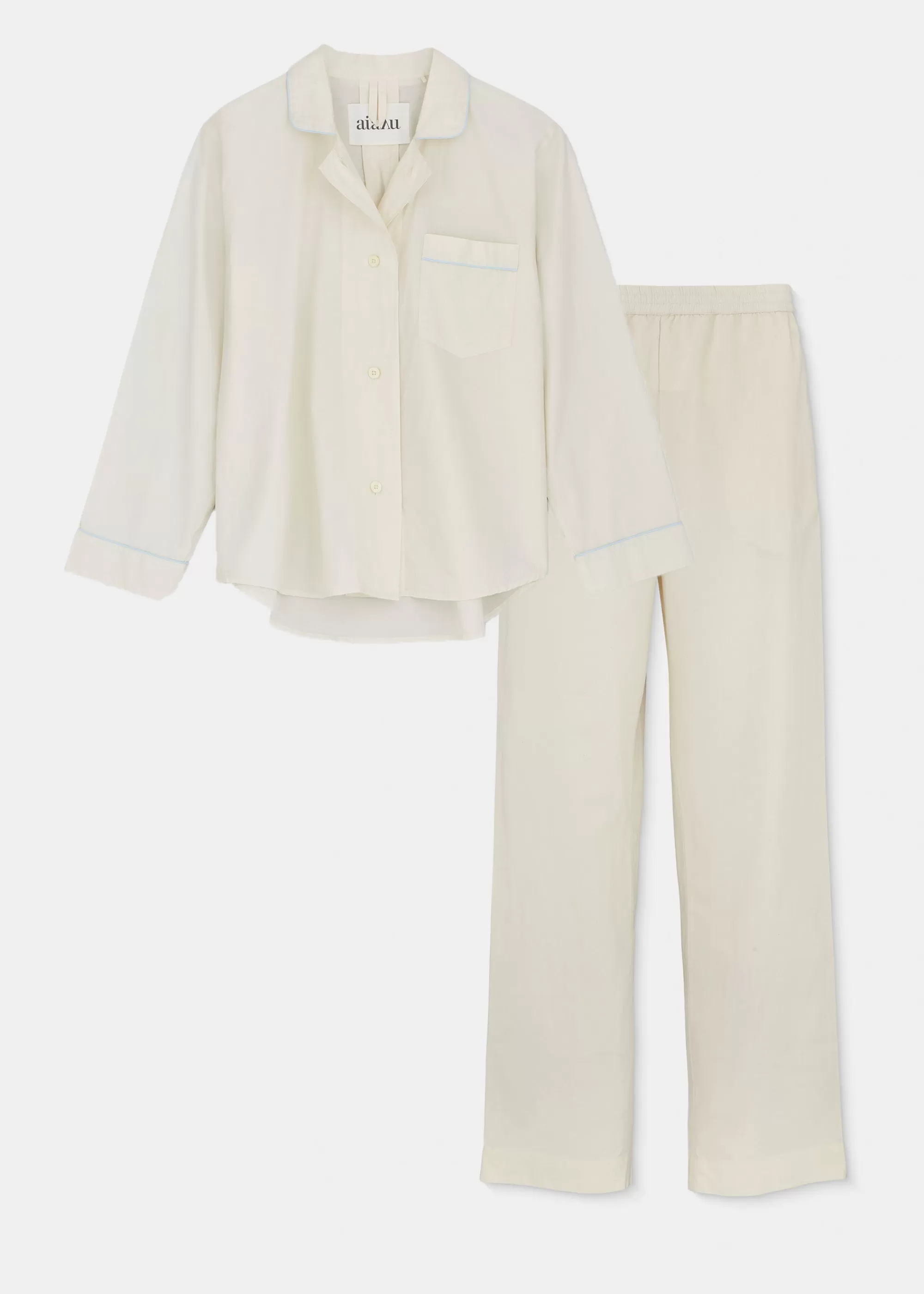 Pyjamas<aiayu Pyjamas night Mix Pure Ecru