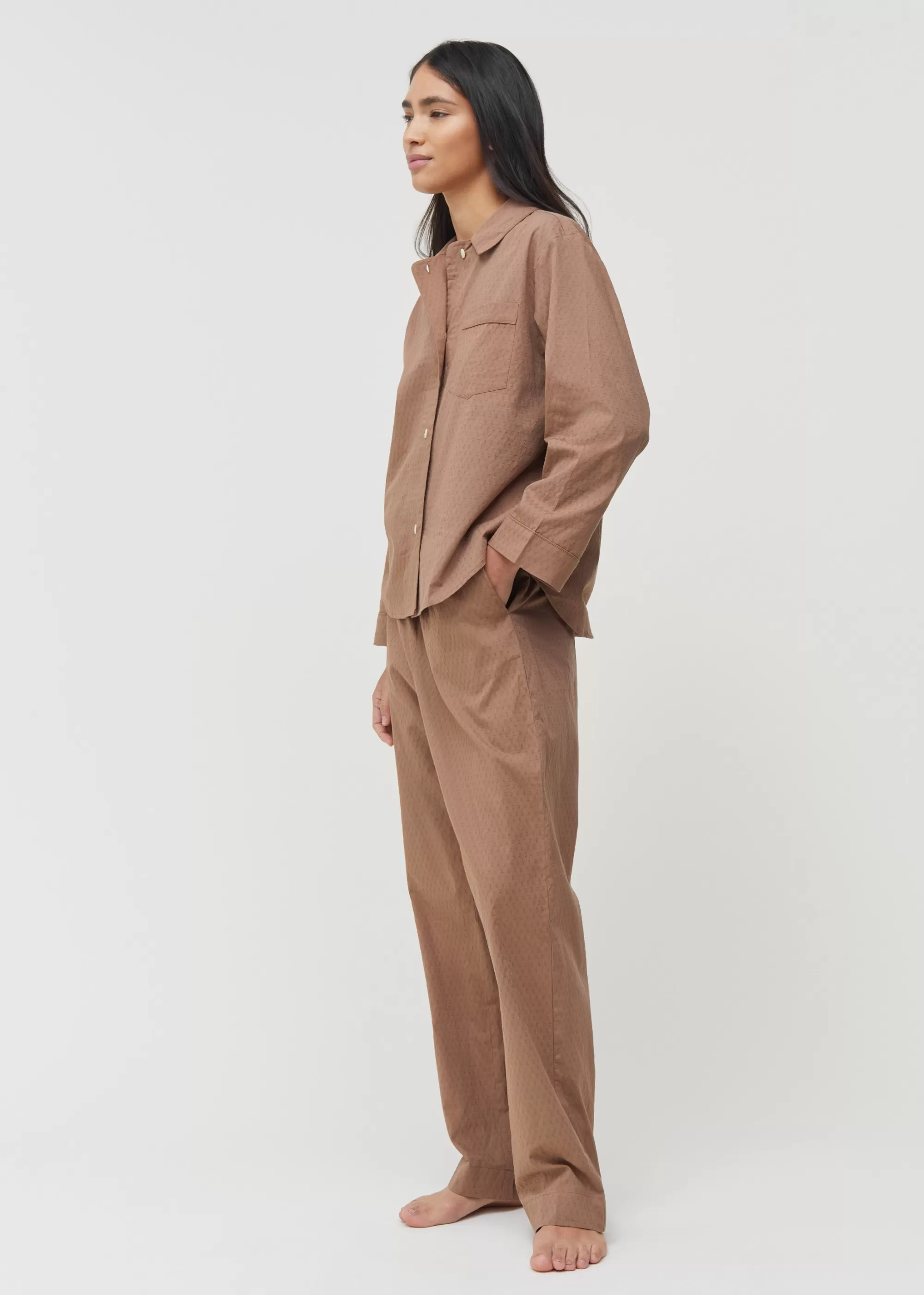 Pyjamas<aiayu Pyjamas night diamond Light Mocha
