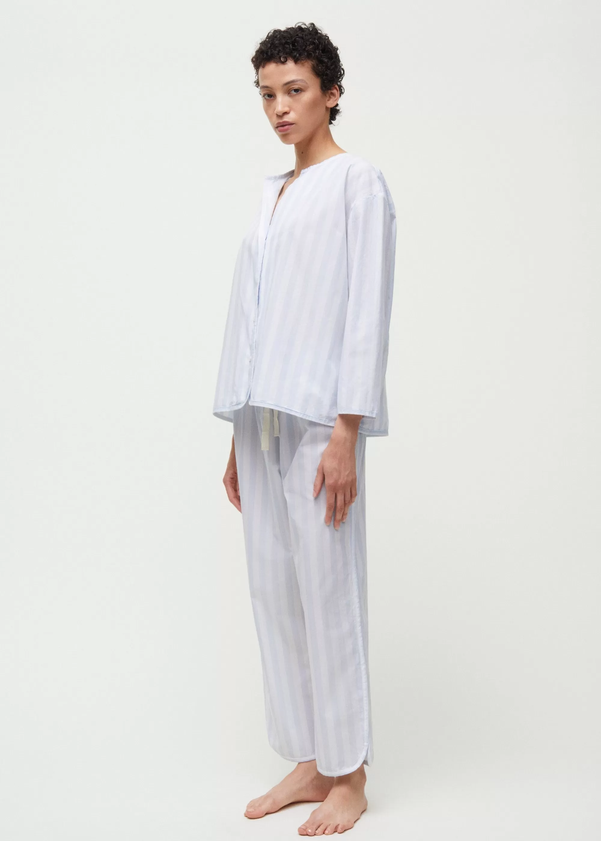 Pyjamas<aiayu Pyjamas poplin Mix Blue Eyes
