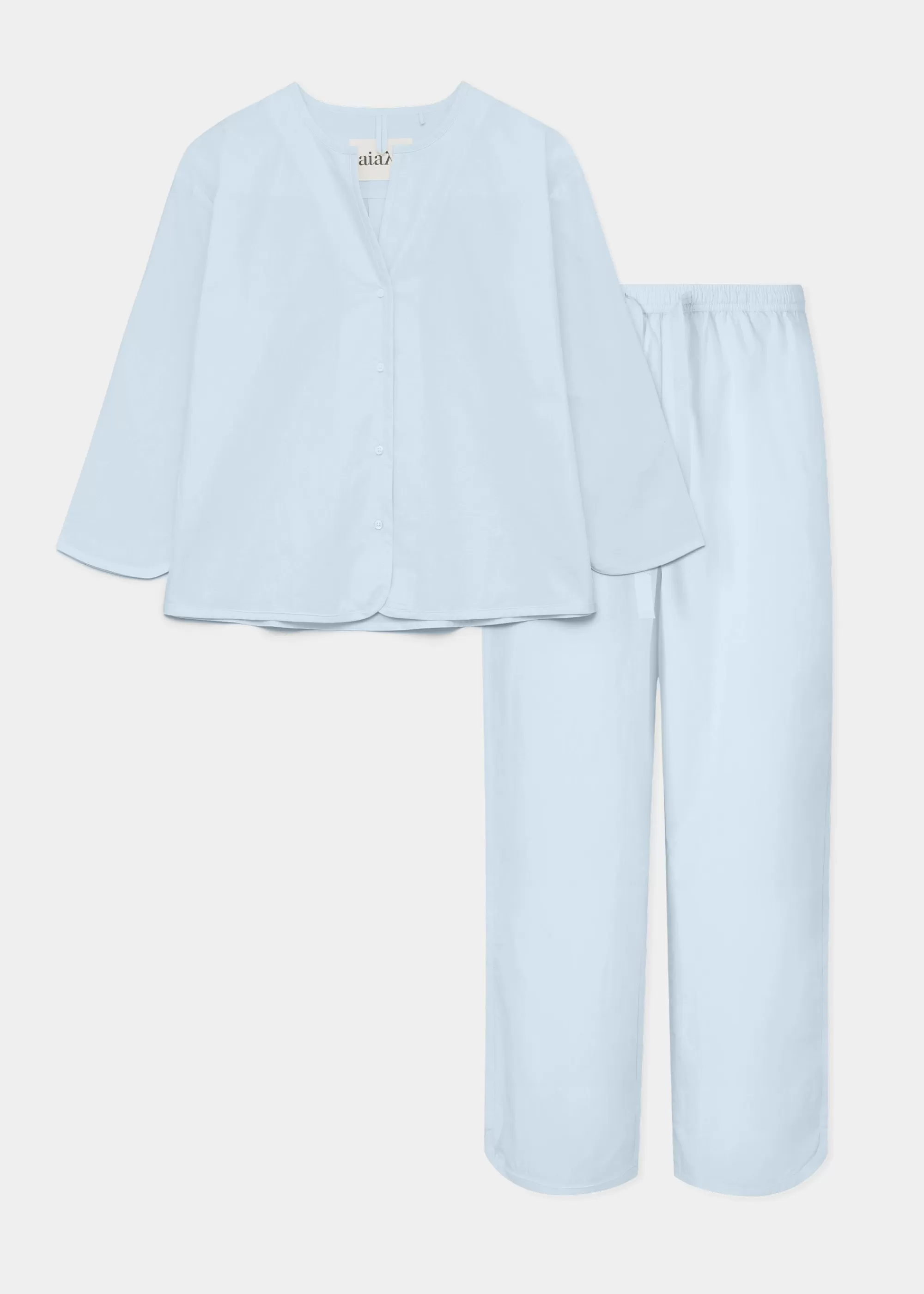 Pyjamas<aiayu Pyjamas poplin Blue Eyes