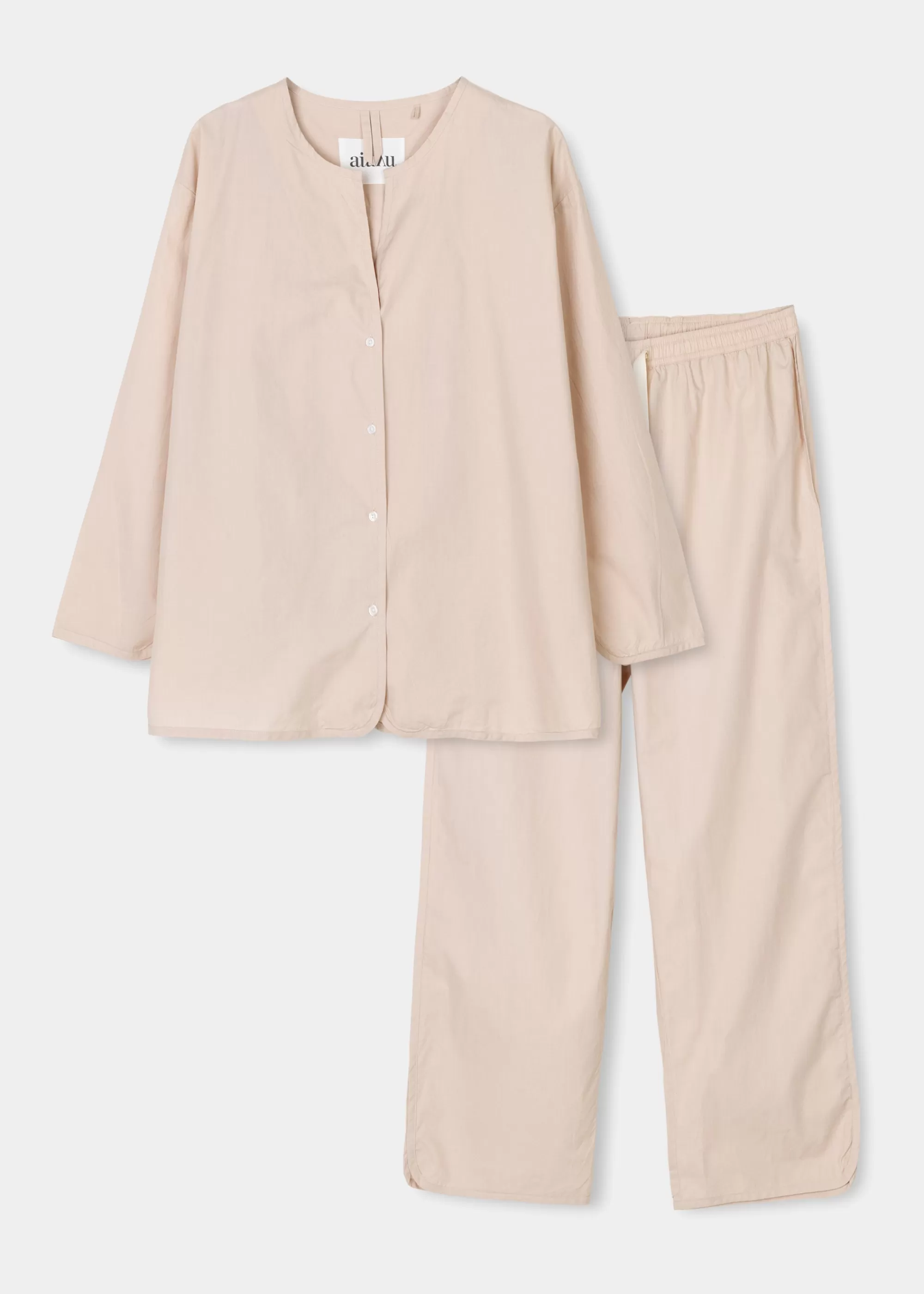 Pyjamas<aiayu Pyjamas Poplin Vanilla