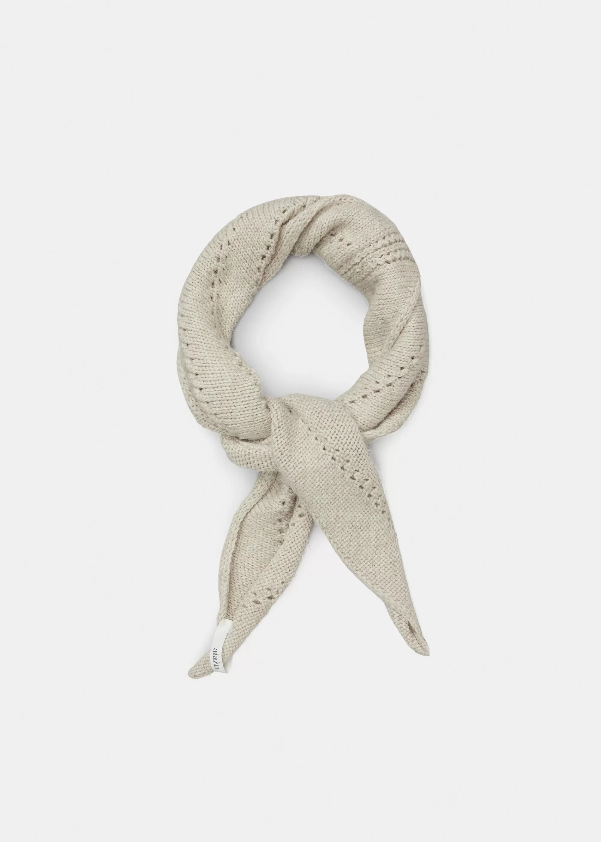 Tørklæder<aiayu Rojo llama wool scarf Pure Natural