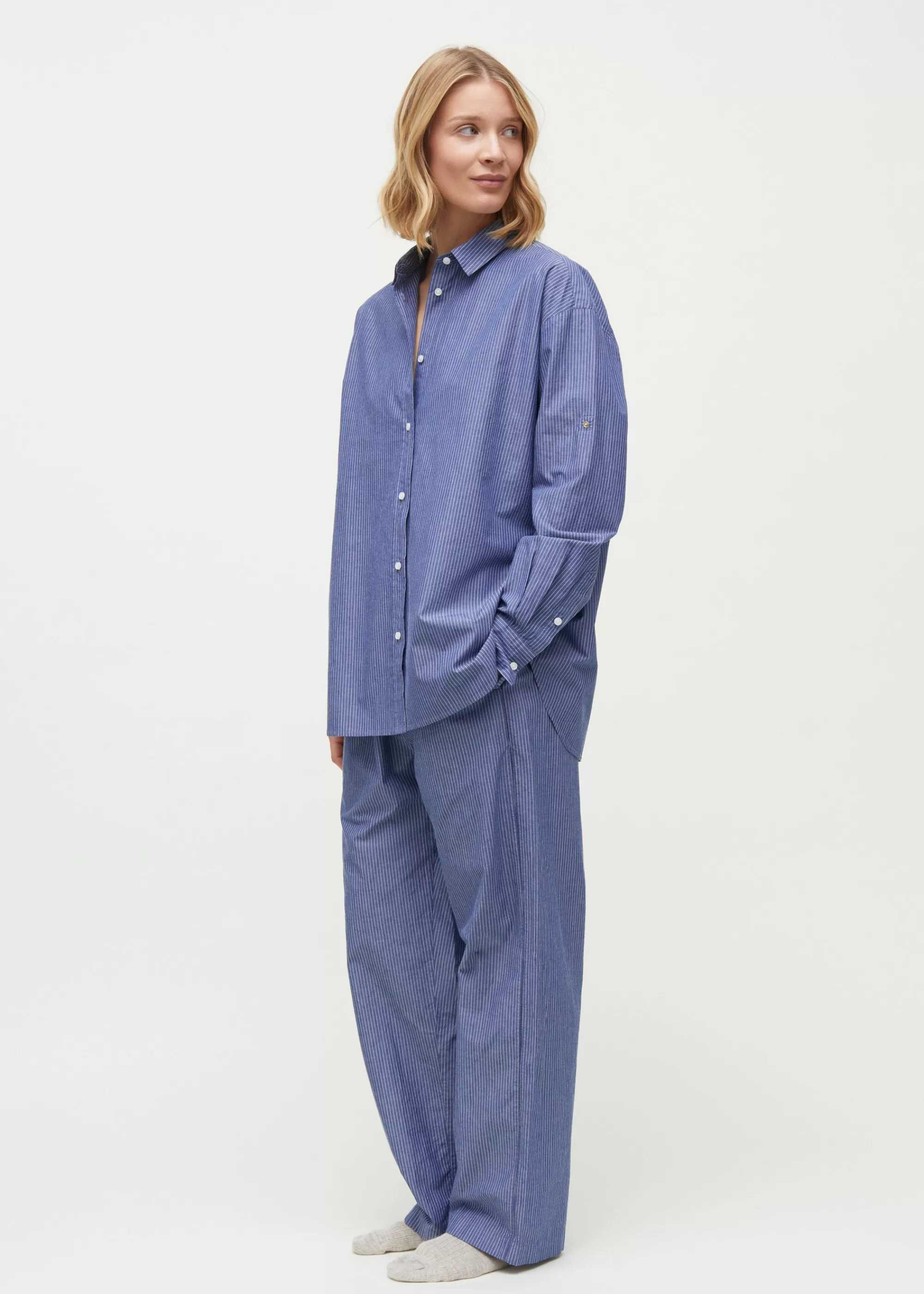 Skjorter<aiayu Shirt letto Mix Blue