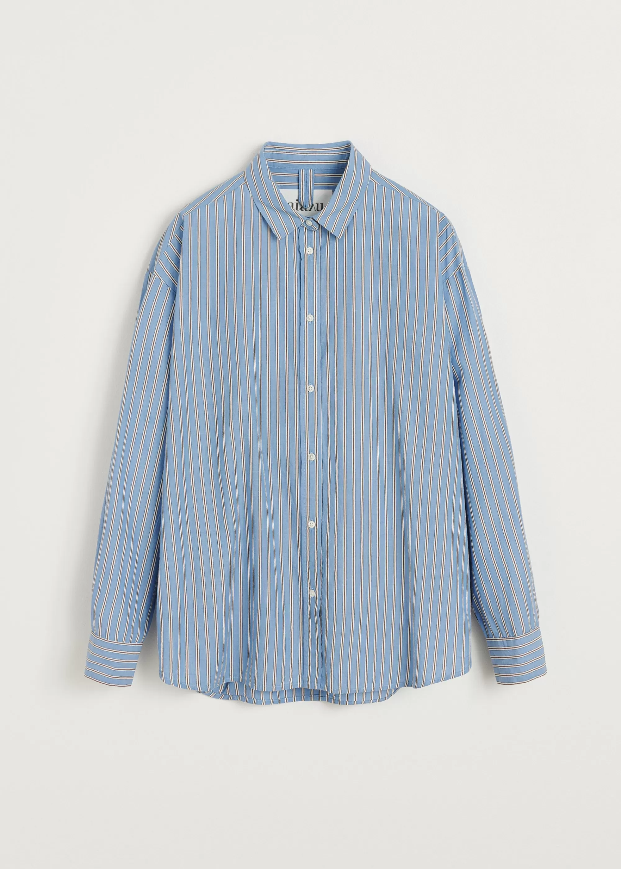 Skjorter<aiayu Shirt striped Mix Baby Blue
