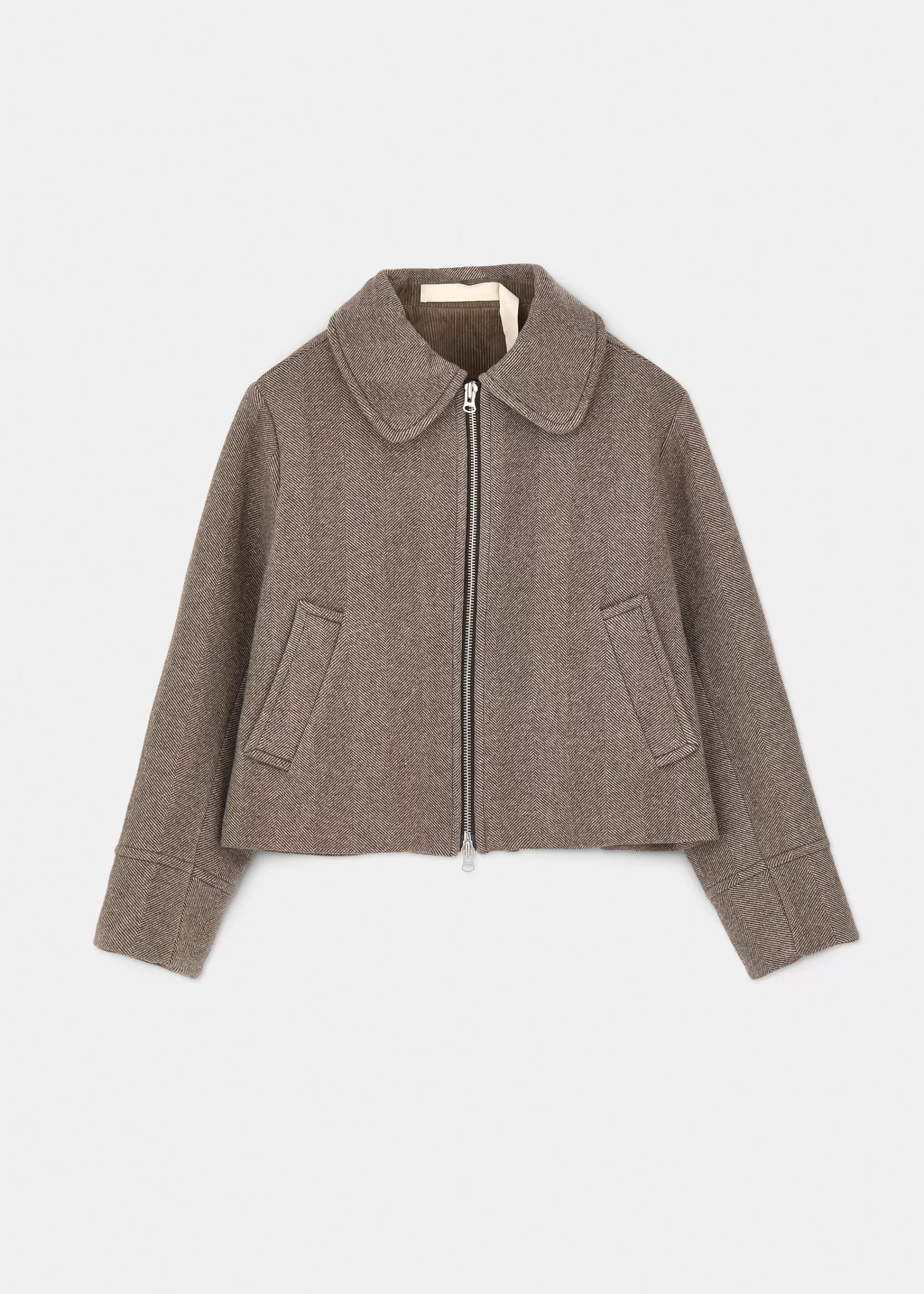 Jakker & Blazere<aiayu Short wool jacket Herringbone