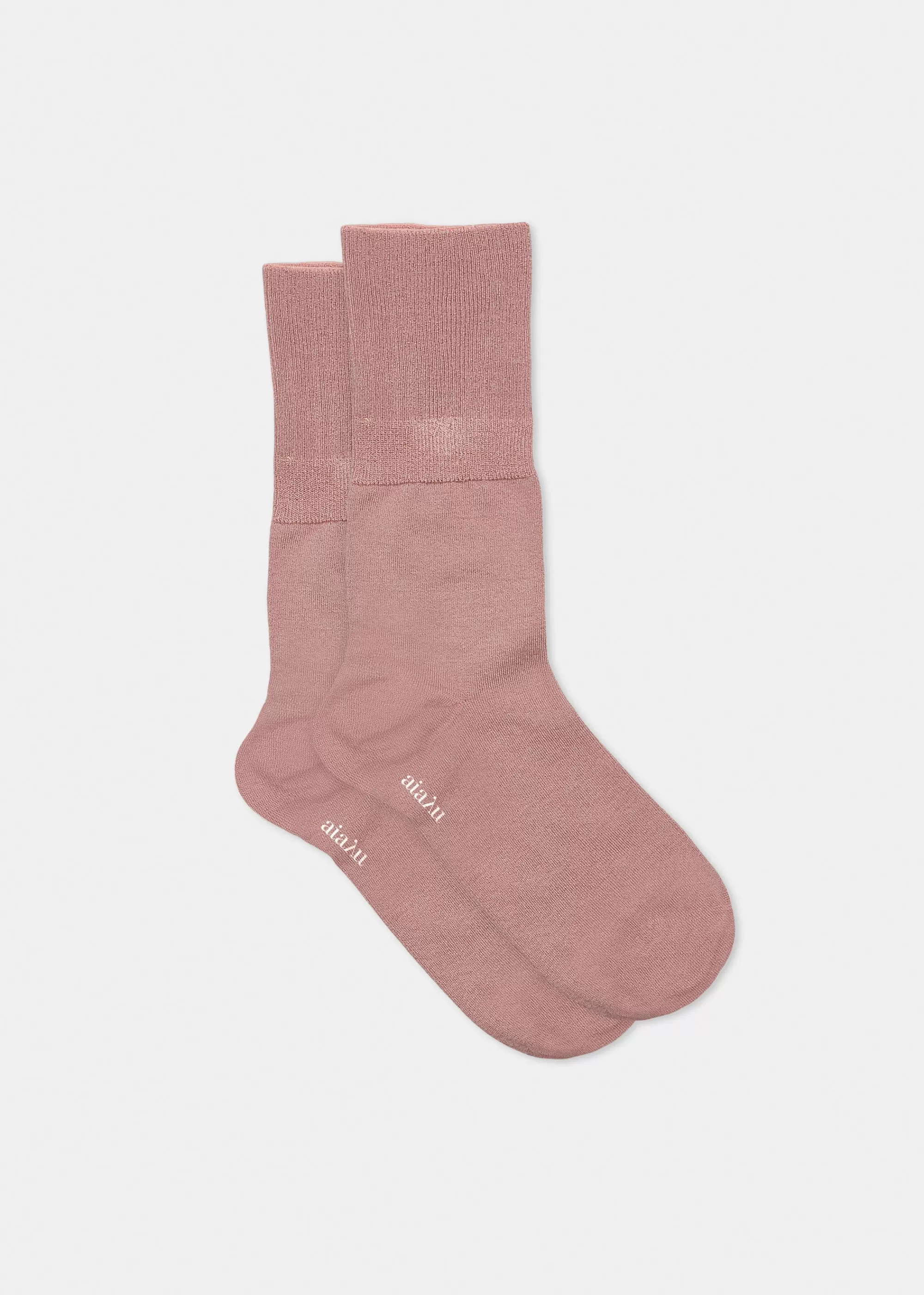 Strømper<aiayu Silk socks Old Rose