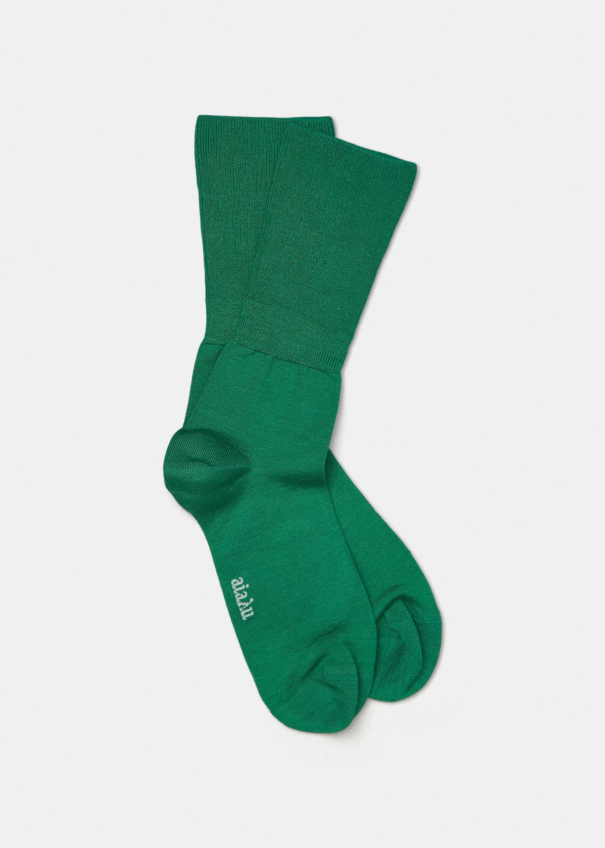 Strømper<aiayu Silk socks Green