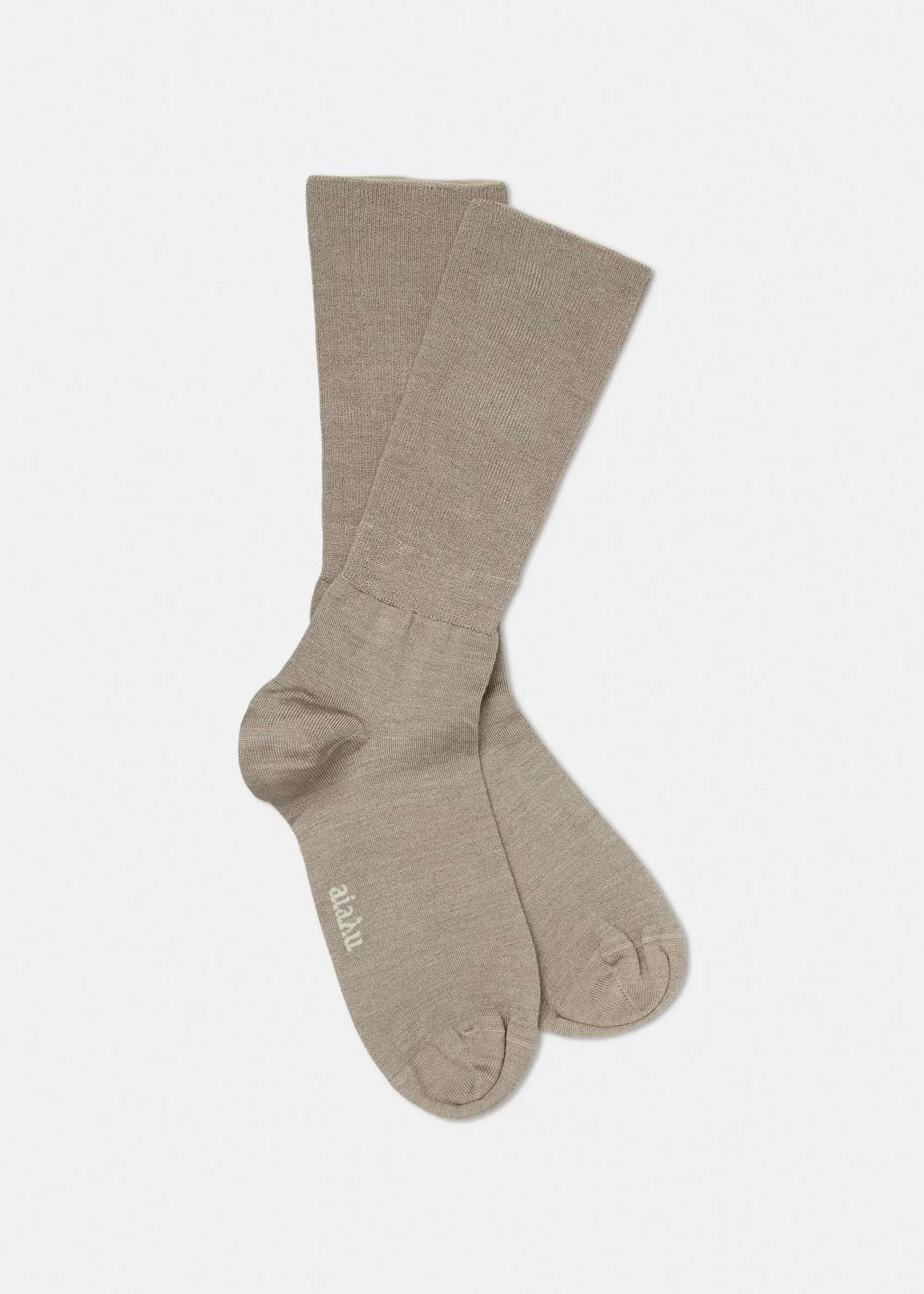 Strømper<aiayu Silk socks Oyster