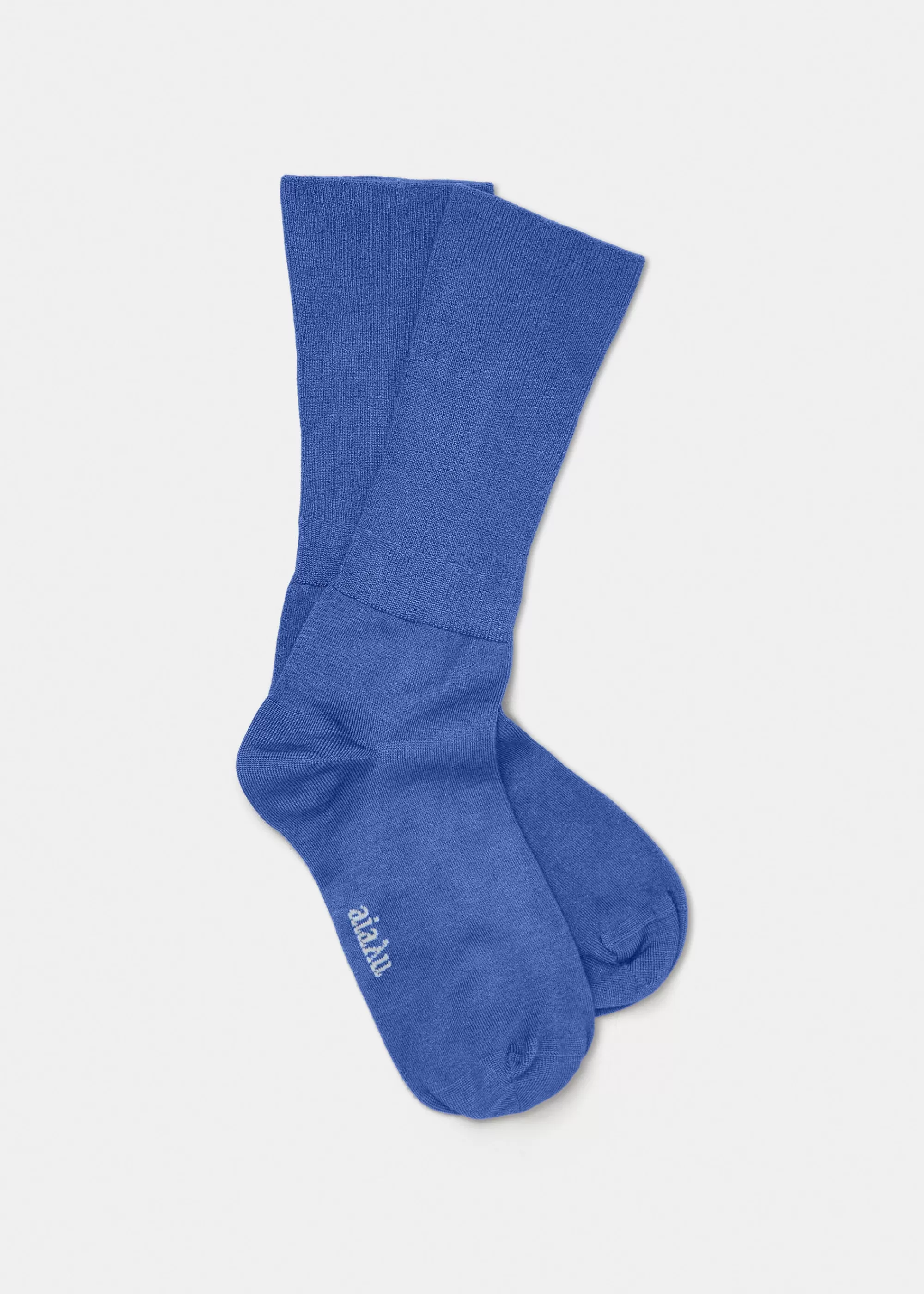 Strømper<aiayu Silk socks Blue