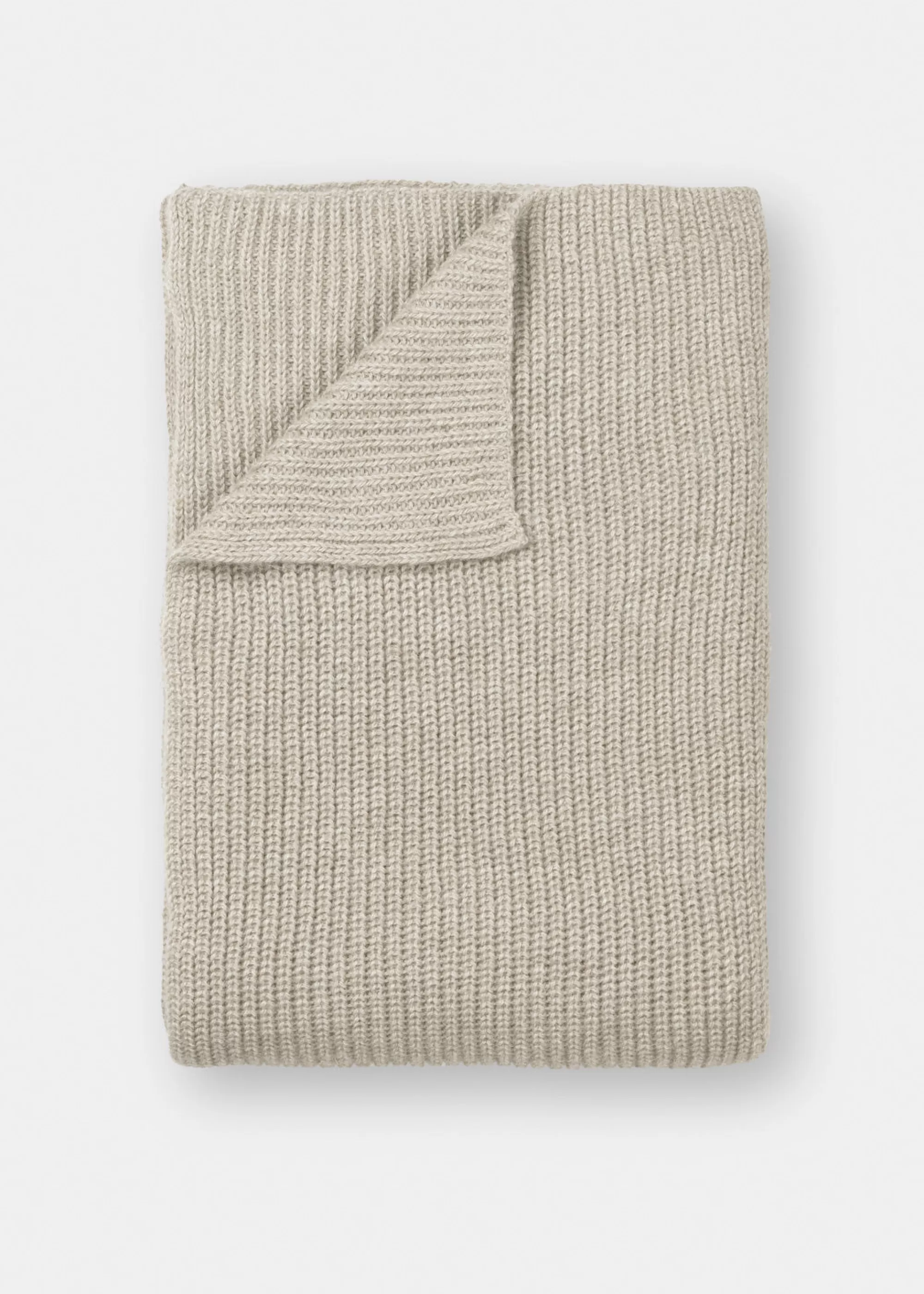 Plaider<aiayu Tito llama wool throw - 130x160 Wheat