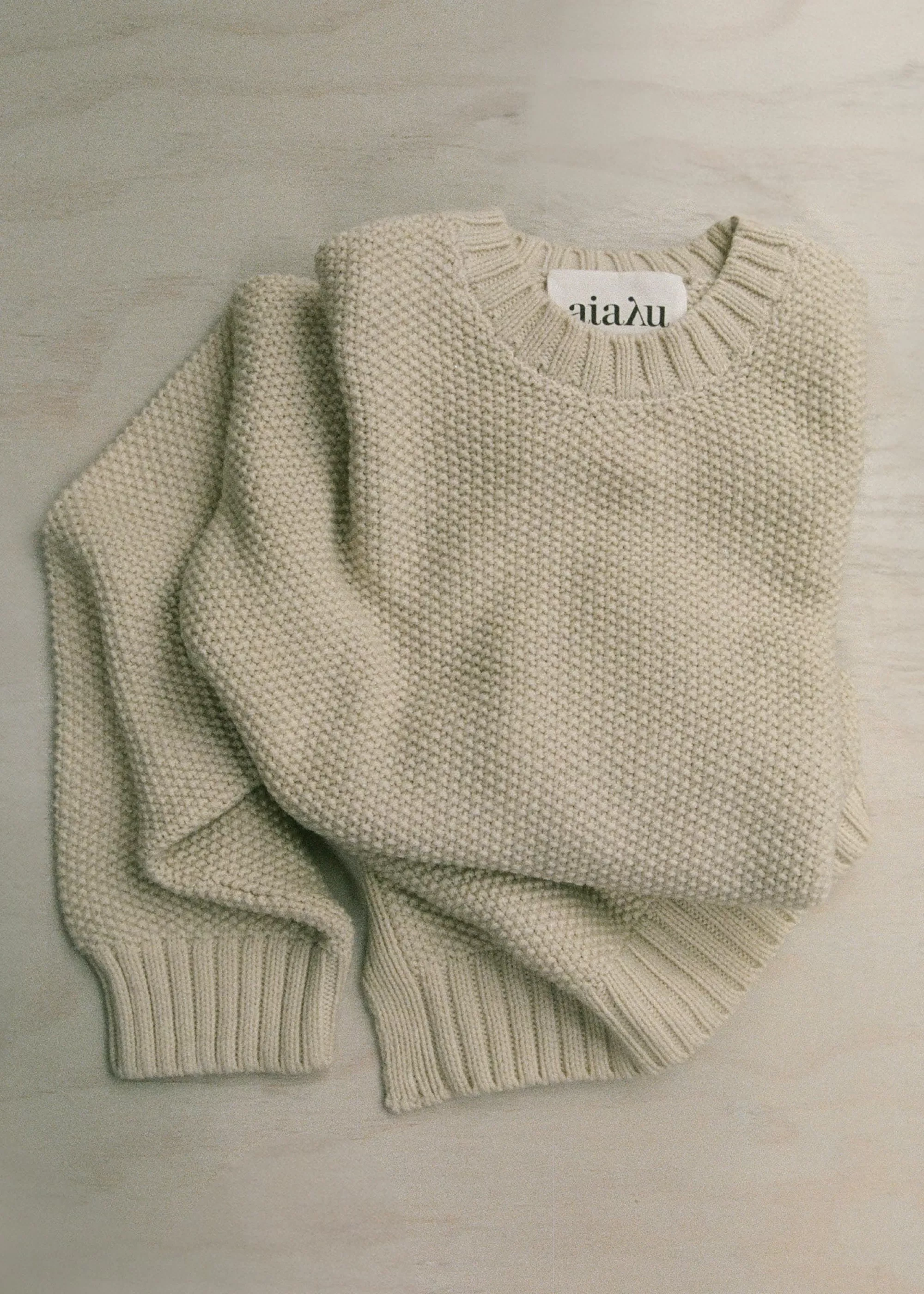 Strik<aiayu Vetla wool sweater Pure Ecru