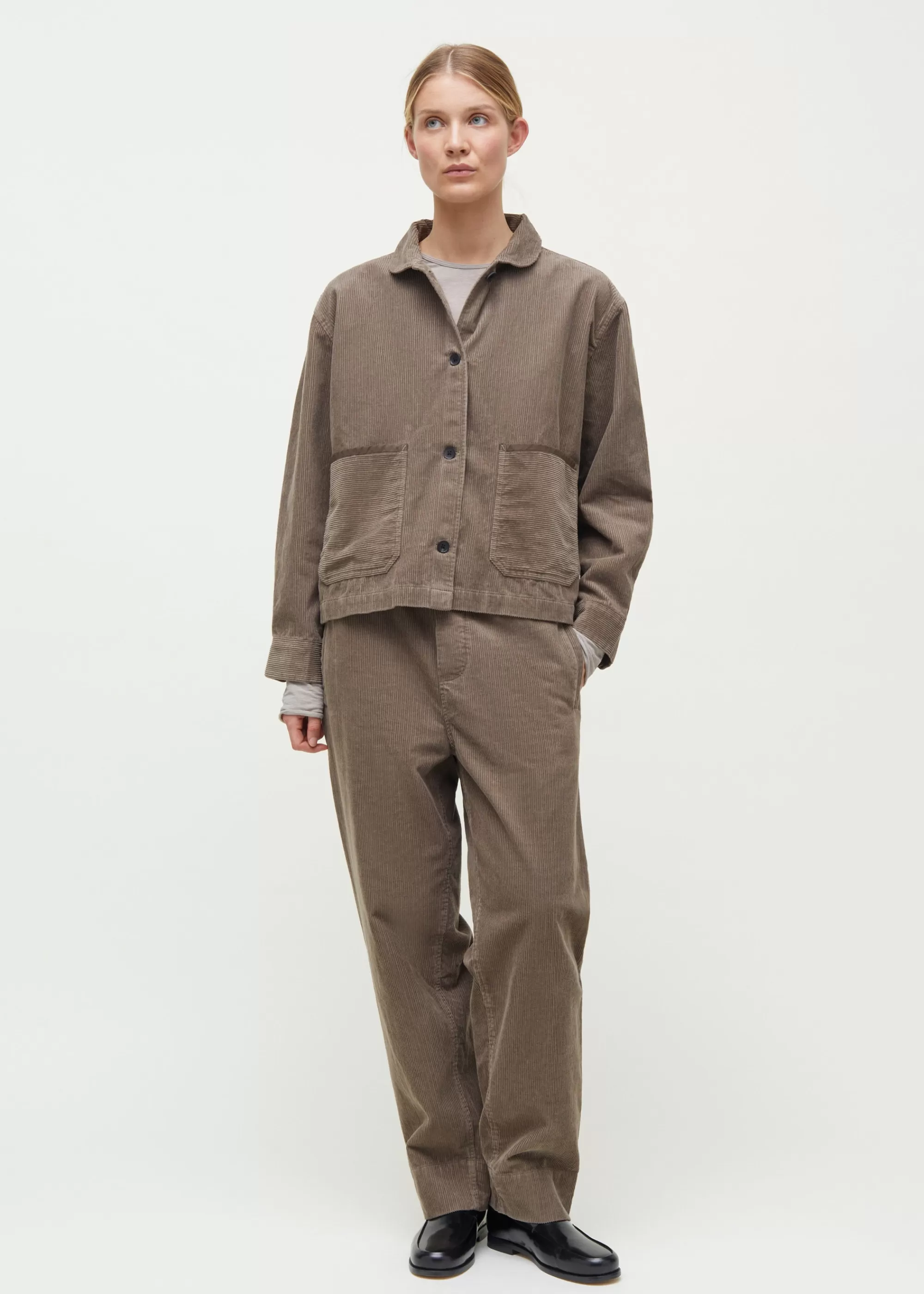 Skjorter<aiayu Vinga shirt corduroy Brown Khaki